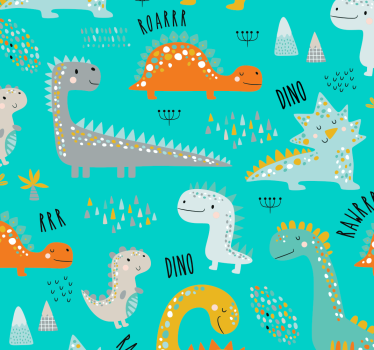 Tapeta dinozaury rozkosz dinozaura - TenStickers