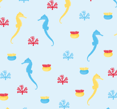 Tapeta ryby motyw morski - TenStickers