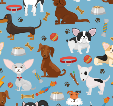 Tapeta pies psich towarzyszy - TenStickers