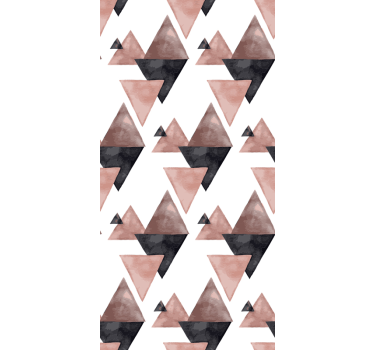 Tapeta trójkątna harmonia - TenStickers