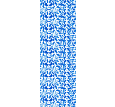 Niebieska tapeta do sypialni - TenStickers
