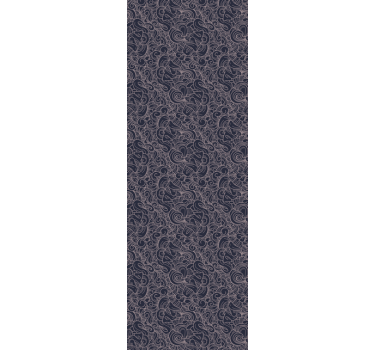 Tapeta Granatowy wzór paisley - TenStickers