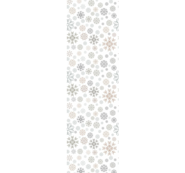 Tapeta Białe płatki śniegu - TenStickers