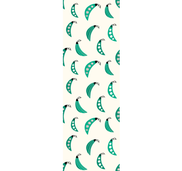 Tapeta winylowa do kuchni z zielonym groszkiem - TenStickers