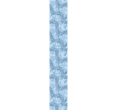 Tapeta ze zwierzętami Wzory muszelek - TenStickers