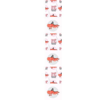 Tapeta zwierzęta w designie małych potworów - TenStickers