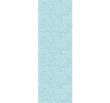 Tapeta w kwiaty Abstrakcyjny koral - TenStickers