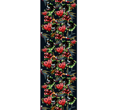 Tapeta dla nastolatka w stylu tatuażu - TenStickers
