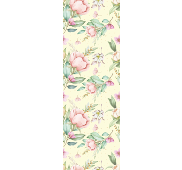 Tapeta do pokoju młodzieżowego kwitnąca elegancja - TenStickers