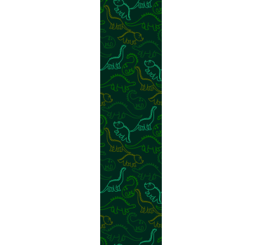 Tapeta dinozaury gryzmoły dinozaurów - TenStickers