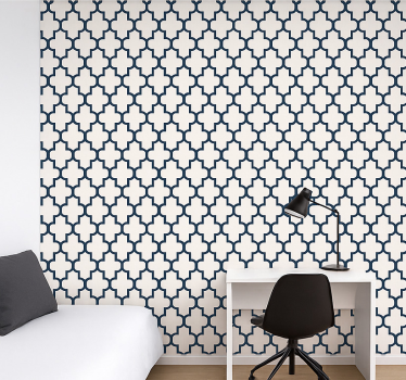 Tapeta dla nastolatka nowoczesny geometryczny design - TenStickers