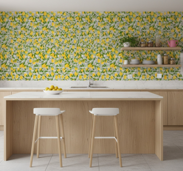 Tapeta do kuchni drzewo cytrynowe - TenStickers
