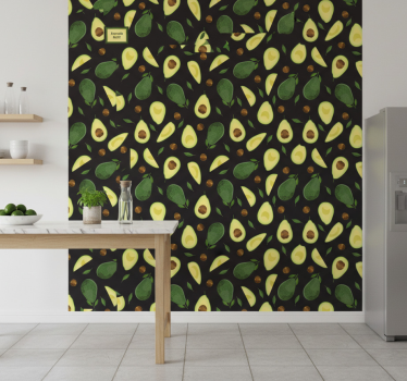 Tapeta do kuchni w motyw awokado - TenStickers