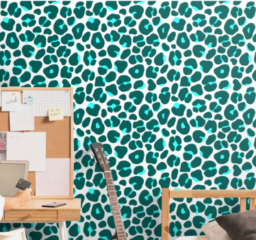 Tapeta leopard projekt inspirowany zwierzętami - TenStickers