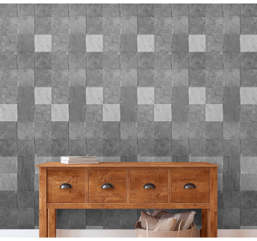 Tapeta kamienie kamień geometryczny - TenStickers