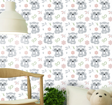 Tapety ze zwierzętami piękne szopy - TenStickers