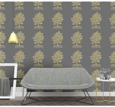 Tapeta drzewa motyw nadrzewny - TenStickers