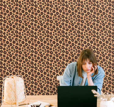 Tapeta leopard wzór w cętki lamparta - TenStickers