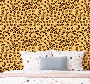 Tapeta leopard wzór w panterkę - TenStickers