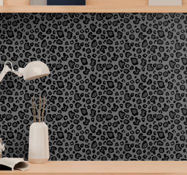 Tapeta leopard wzór z nadrukiem kota - TenStickers