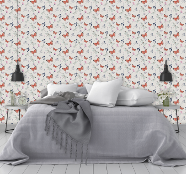 Tapeta Motyl i ważka - TenStickers