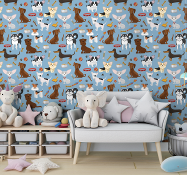 Tapeta pies psich towarzyszy - TenStickers