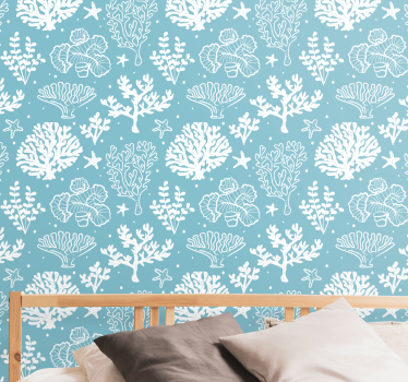 Tapeta ryby podwodne rośliny botaniczne - TenStickers