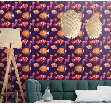 Tapeta ryby zespół wodny - TenStickers