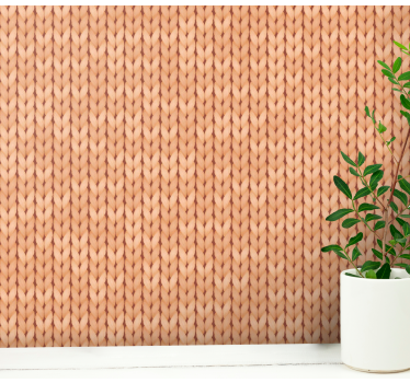 Tapeta tekstura Beżowy materiał - TenStickers