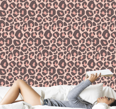 Tapeta leopard wzór lamparta - TenStickers