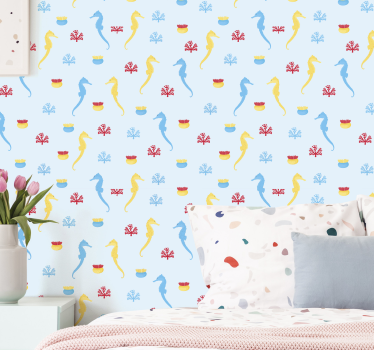 Tapeta ryby motyw morski - TenStickers