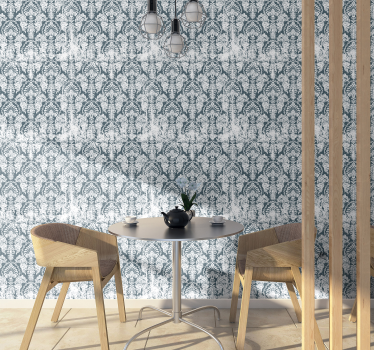 Tapeta w stylu vintage kwiaty - TenStickers