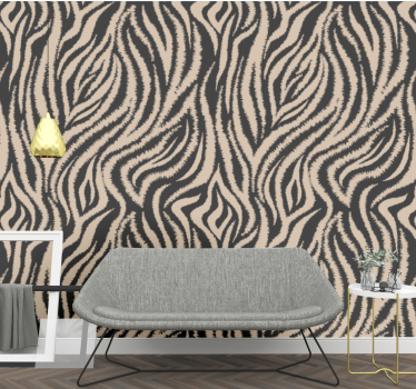 Tapeta zebra inspirowane zebrą - TenStickers