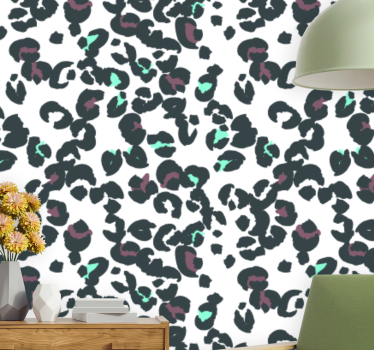 Tapeta leopard wzór zwierzęcy - TenStickers