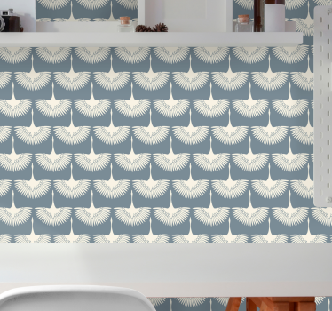 Tapeta ptaki elegancki wzór latających bocianów - TenStickers
