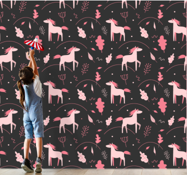 Tapeta zwierzęta kapryśna fauna leśna - TenStickers
