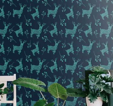 Tapeta zwierzęta motyw inspirowany naturą - TenStickers