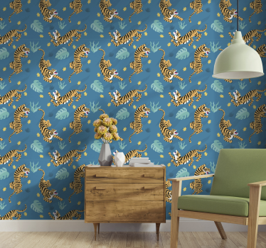 Tapety tygrysy natura - TenStickers